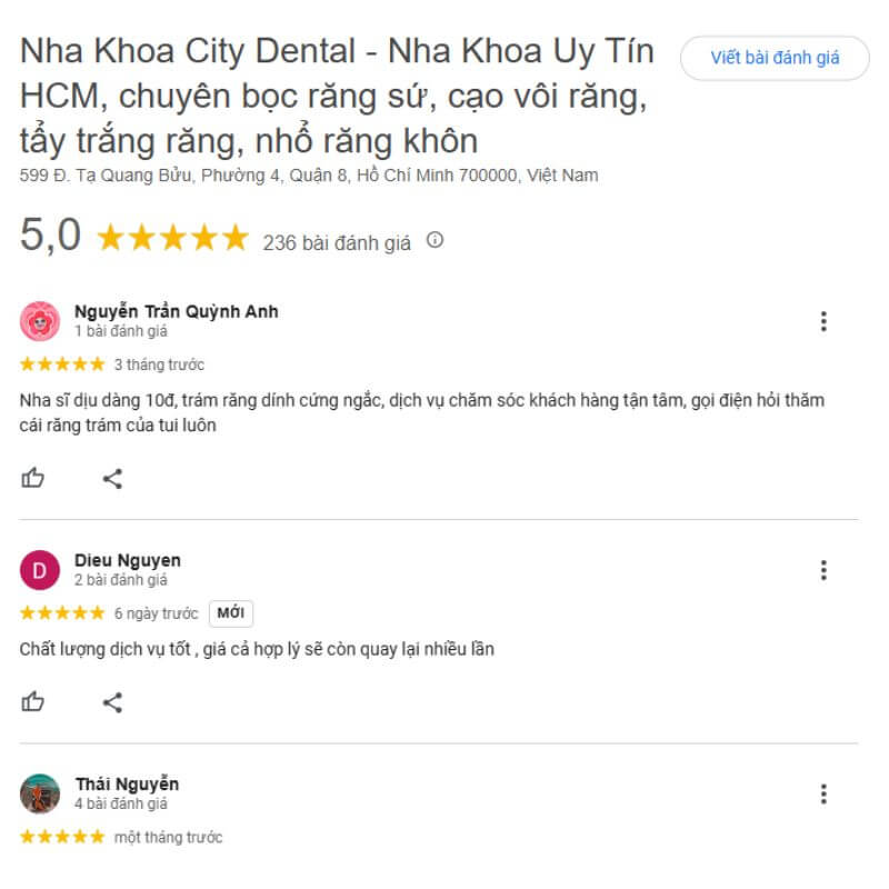Đánh giá từ khách hàng
