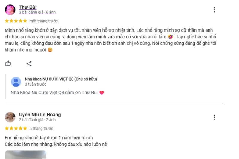 Đánh giá từ khách hàng