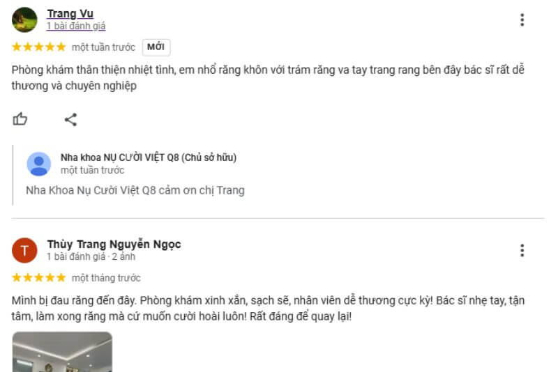 Đánh giá từ khách hàng