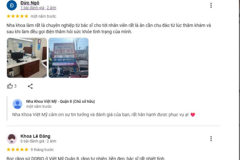 Đánh giá từ khách hàng