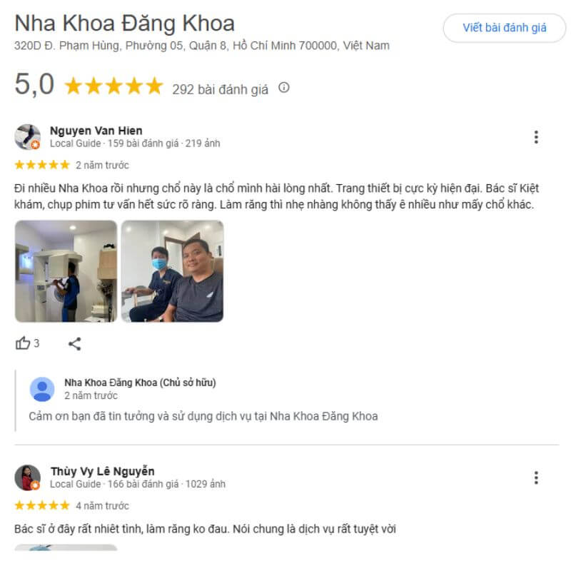 Đánh giá từ khách hàng