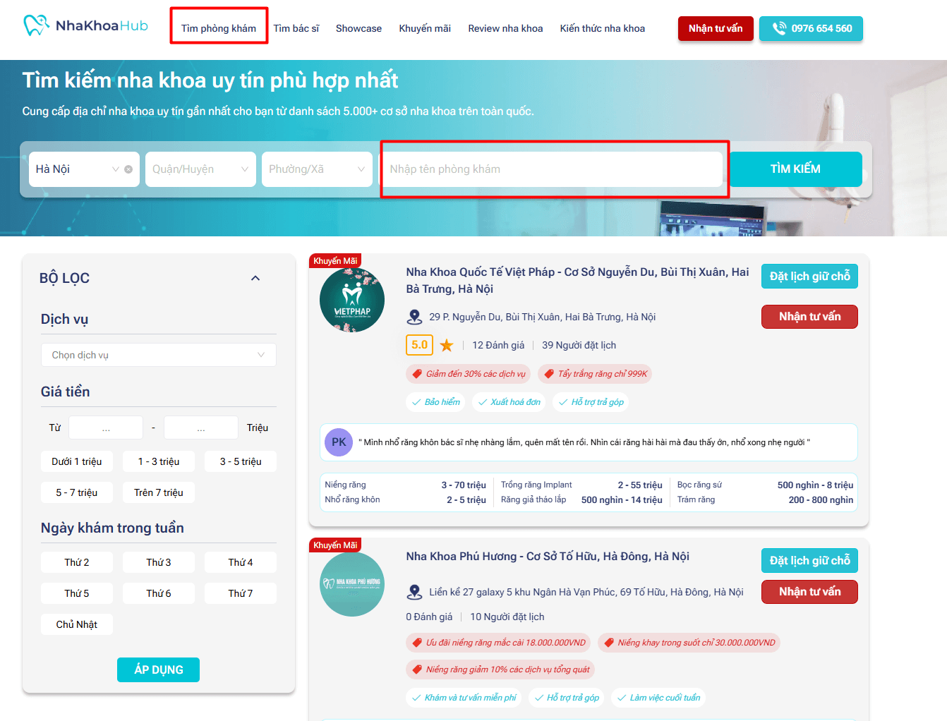 Người dùng đặt lịch thông qua Nhakhoahub sẽ nhận được nhiều voucher khuyến mãi hấp dẫn từ nền tảng và các cơ sở nha khoa