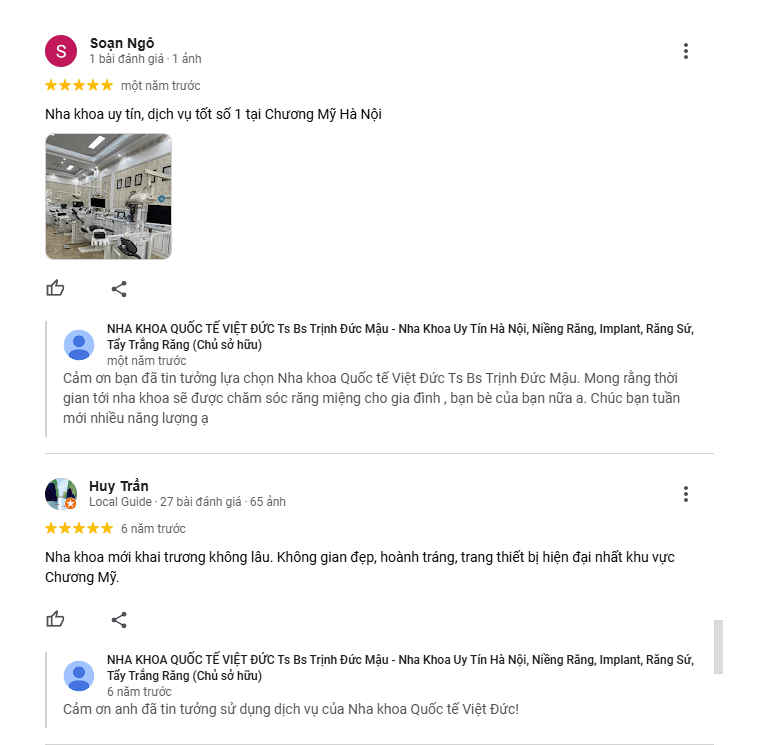 Đánh giá từ khách hàng