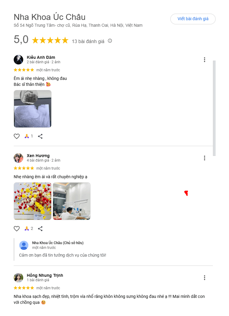 Đánh giá từ khách hàng
