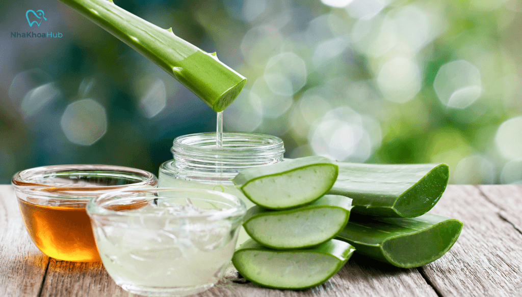 Nha đam giúp làm dịu nướu, giảm sưng và đau nhức