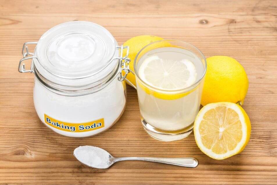 Sử dụng baking soda và chanh để làm tăng hiệu quả trắng răng